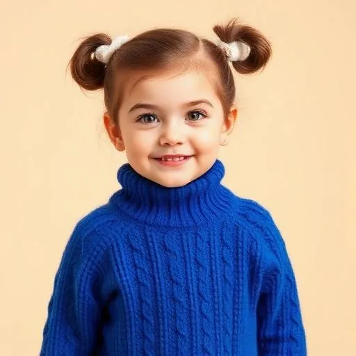 Stylish kids royal blue sweater